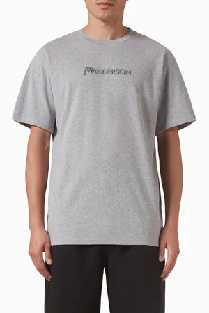 J.W.Anderson Logo-embroidered T-shirt in Cotton-jersey