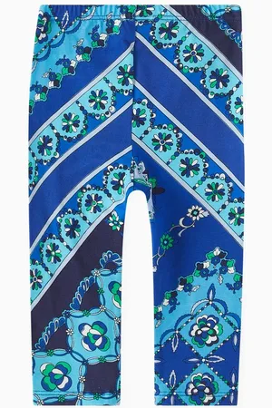Emilio Pucci Abstract-print Leggings in Viscose