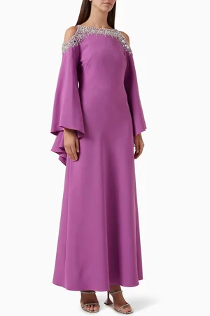 Anatomic Hestia Embellished Kaftan in Crepe