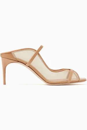 MALONE SOULIERS Noah 70 Mules in Mesh & Leather