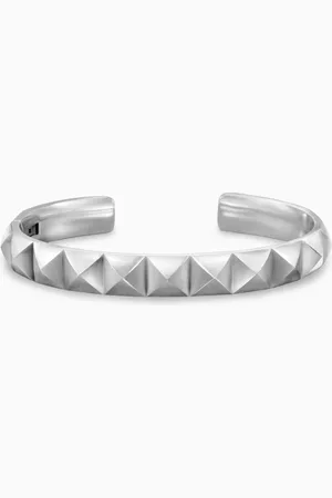 David Yurman Pyramid Cuff Bracelet in Sterling