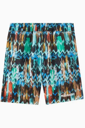 Missoni Chevron Ikat Swim Shorts in Nylon