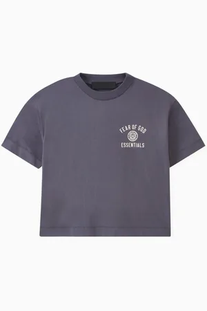 FEAR OF GOD Crew Neck Logo T-shirt in Cotton-jersey