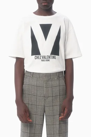 VALENTINO GARAVANI Chez Valentino-print T-shirt in Cotton