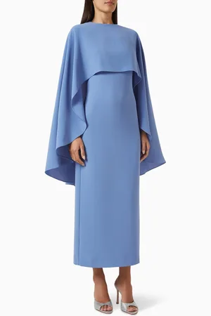 Dalood Cape Midi Dress