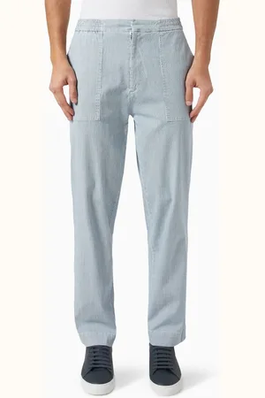 OFFICINE GENERALE Wylson Pants in Striped Hickory Cotton