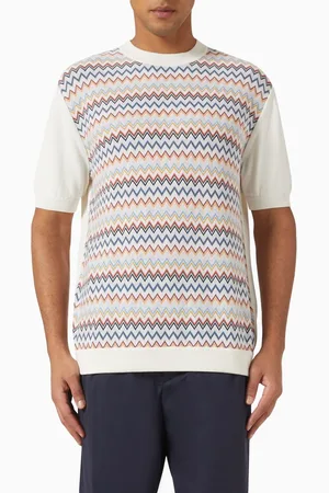 Missoni Raschel Chevron T-shirt in Cotton Knit
