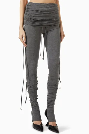 The Attico Layered Leggings in Viscose Blend