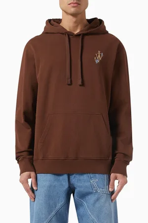 J.W.Anderson Anchor Embroidered Hoodie in Organic Cotton