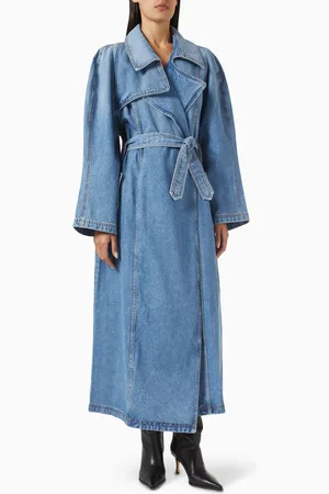 EB DENIM Kosmo Trench Coat in Denim