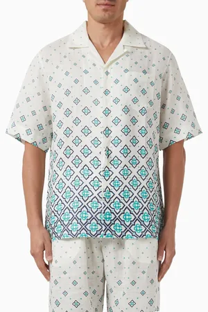 Casablanca Caustics Emblem Shirt in Silk