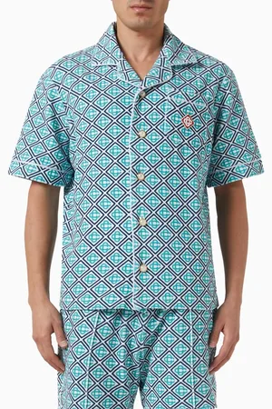 Casablanca Monogram Shirt in Towel Terry
