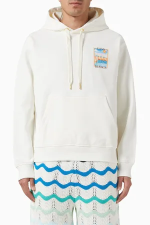 Casablanca Surreal Pool Hoodie in Cotton