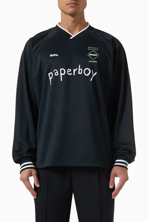 Paperboy X FCRB Printed T-shirt