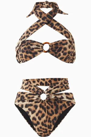 Leslie Amon Toghzan Bikini Set in Stretch Nylon