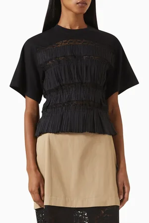 Sea New York Parcie Crinkle Short-sleeve Top