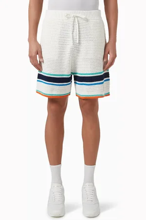 Casablanca Tennis Shorts in Crochet