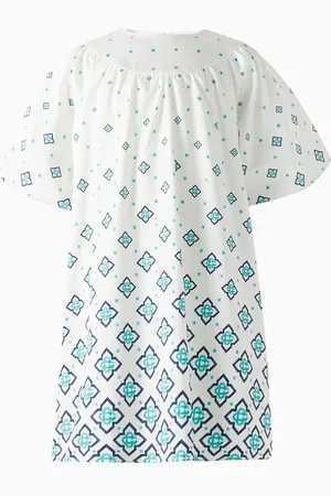 Casablanca Gradient Pattern Dress