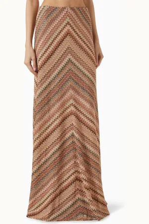 Missoni Chevron Sequin-embellished Maxi Skirt