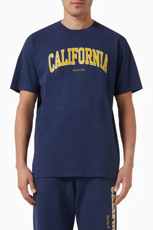 Sporty & Rich California Logo T-shirt in Cotton