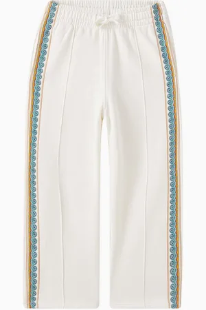 Casablanca Wave Pattern Sweatpants in Organic Cotton