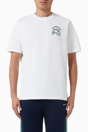 Casablanca Looking at the Beauty of the World T-shirt in Cotton