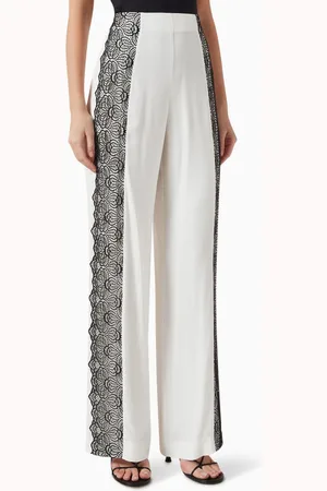 BAQA Lace-panel Pants