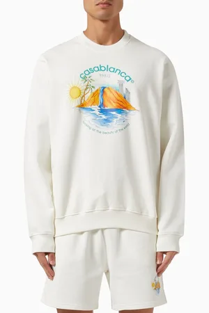 Casablanca Oasis-print Sweatshirt