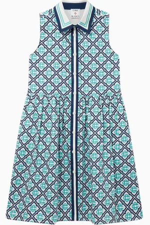 Casablanca Monogram Shirt Dress in Cotton