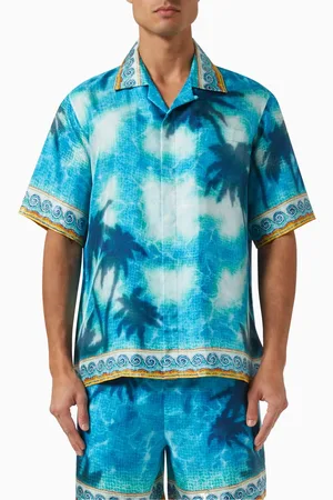Casablanca Caustics Emblem Shirt in Silk