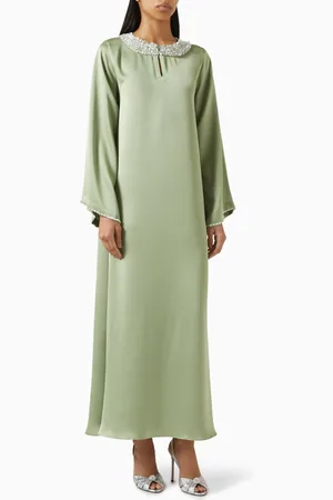 SHATHA ESSA Sequin-embellished Maxi Dress