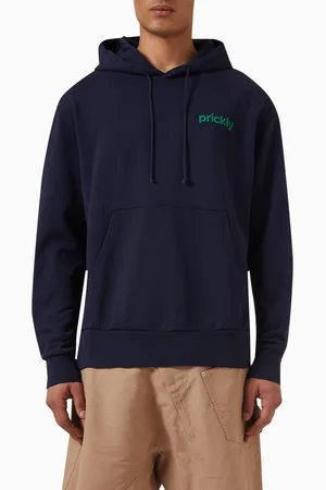 J.W.Anderson Prickly Back Print Hoodie in Organic Cotton