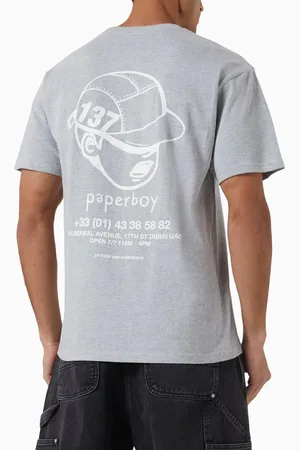 Paperboy X Ounass 137 Heads Print T-shirt in Cotton
