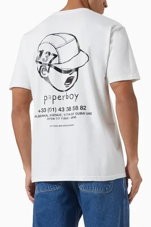 Paperboy X Ounass 137 Heads Print T-shirt in Cotton