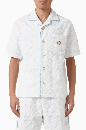 Casablanca Monogram Shirt in Towel Terry