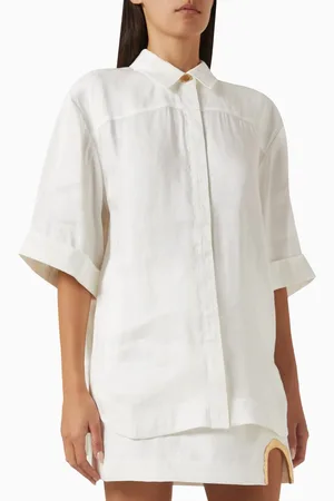 AJE Asteria Shirt in Linen Blend