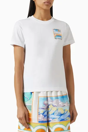 Casablanca Surreal Pool T-shirt in Cotton
