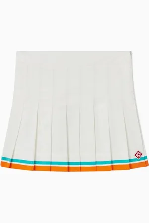 Casablanca Tennis Stripe Pleated Skirt