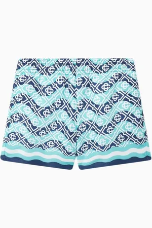 Casablanca Monogram Wave Swim Shorts