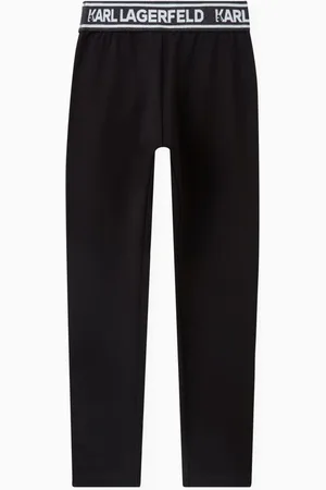 Karl Lagerfeld Logo Leggings in Viscose-blend
