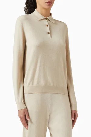 Loro Piana Classic Polo Shirt in Baby Cashmere