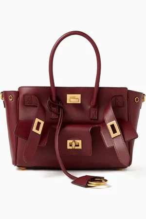 Balenciaga Mini Bel Air Carryall Bag in Leather