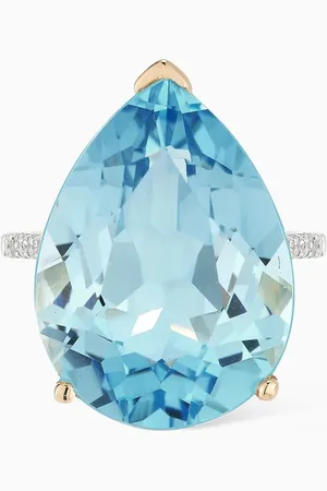 Mateo New York Topaz Pear Ring in 14kt Gold