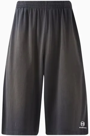 Balenciaga Unisex Unity Sports Icon Large Shorts in Cotton