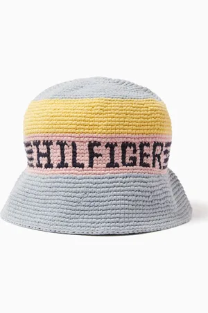 Tommy Hilfiger Dome Bucket Hat in Cotton