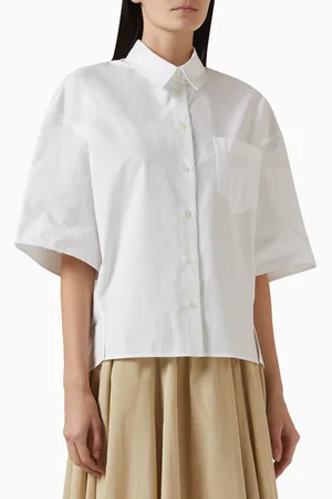 Kenzo Oversized Cocoon Shirt in Cotton