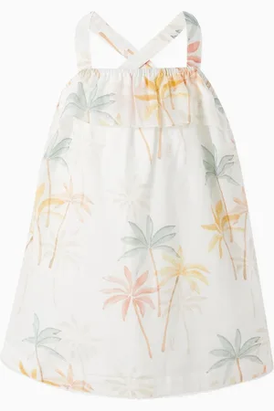 Chloé Palm-tree Dress in Cotton