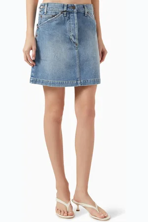 Moschino Mini Skirt in Denim