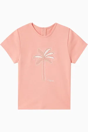 Chloé Palm Graphic T-shirt in Cotton