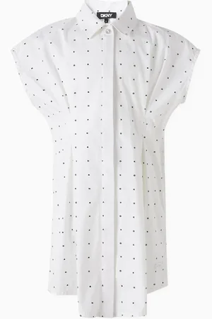 DKNY Logo Shirt Dress